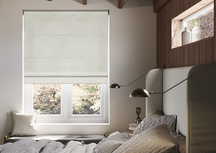 Odessa Velvet, Platinum - Roman Blind - Image 3